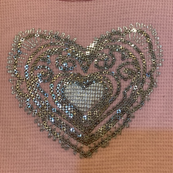 Used pink girl’s Koala kids long sleeve top blouse with small stain - Picture 7 of 16